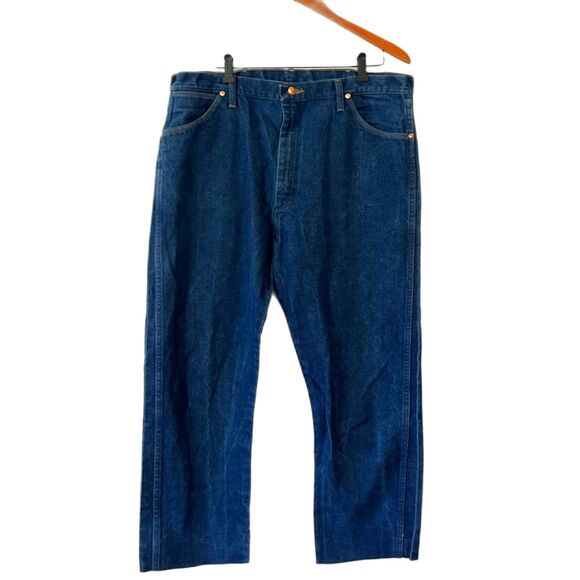 Wrangler Men's Jeans 40 x 26 Raw Hem 5 Pocket Western Everyday - Picture 1 of 6